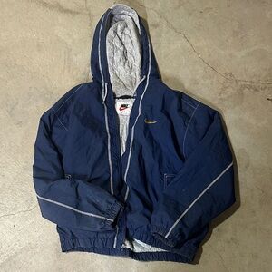 Nike Men's Navy Windbreaker with Hood